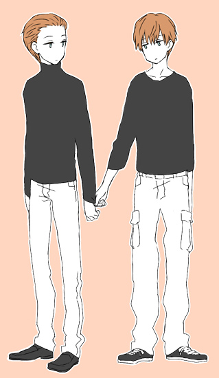 r daneel olivaw and r jander panell (the caves of steel and 2 more) drawn by kurosuke_(nora)