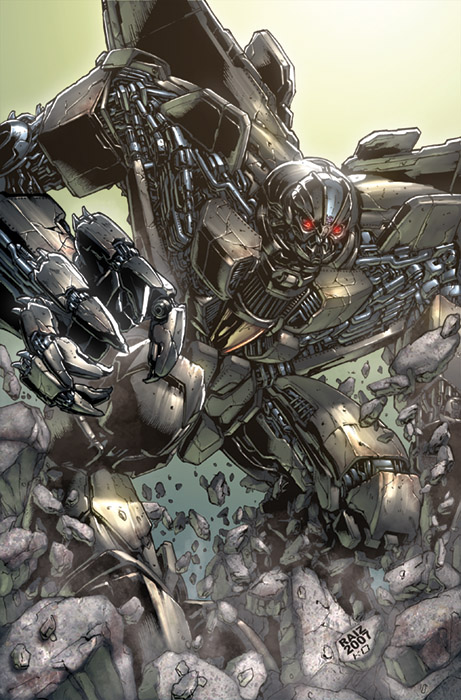 starscream (transformers) drawn by james_raiz and kieran_oats