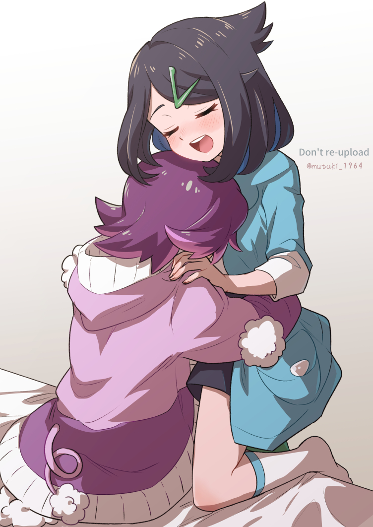 liko and dot (pokemon and 1 more) drawn by mutsuki_(tsugaidanuki)