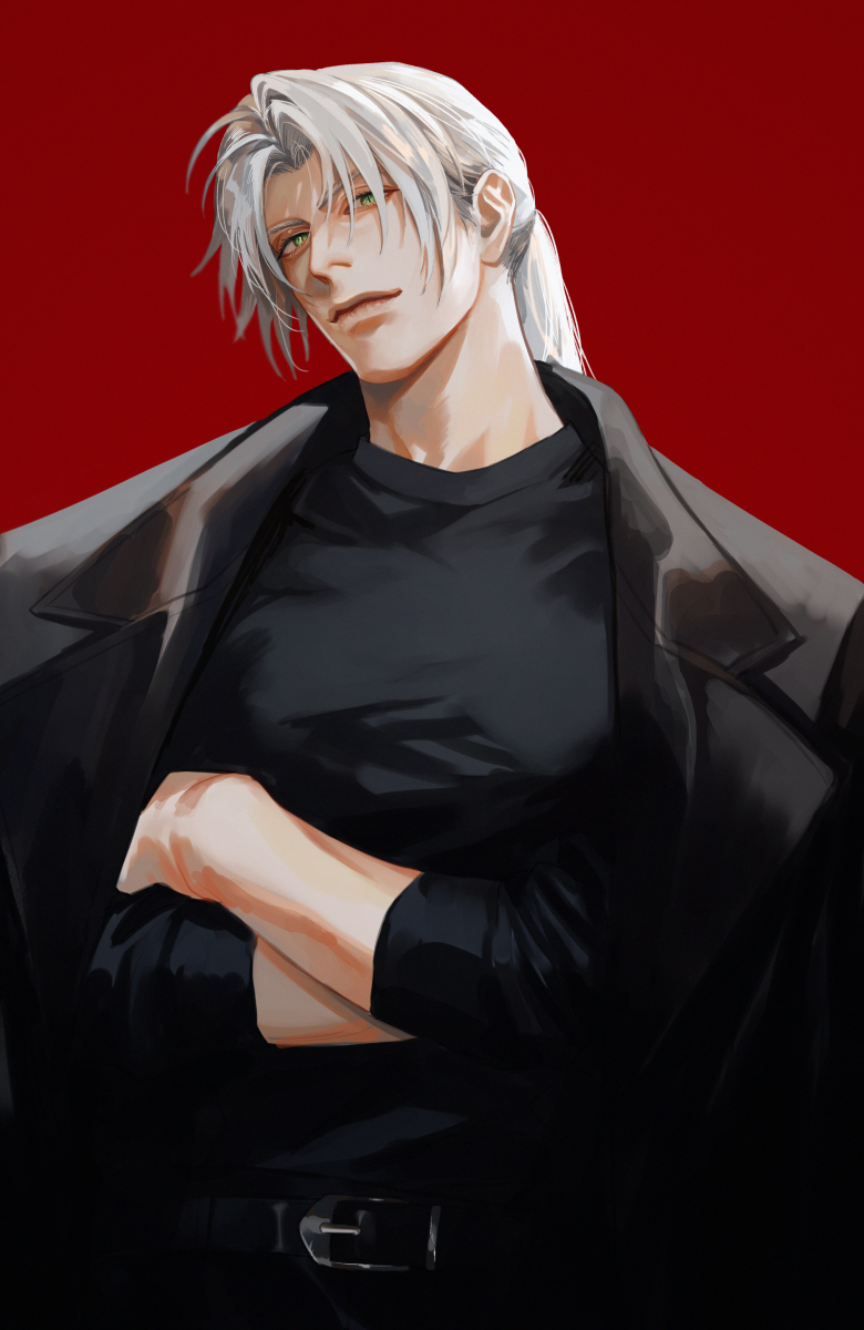 sephiroth (final fantasy and 2 more) drawn by boooshow