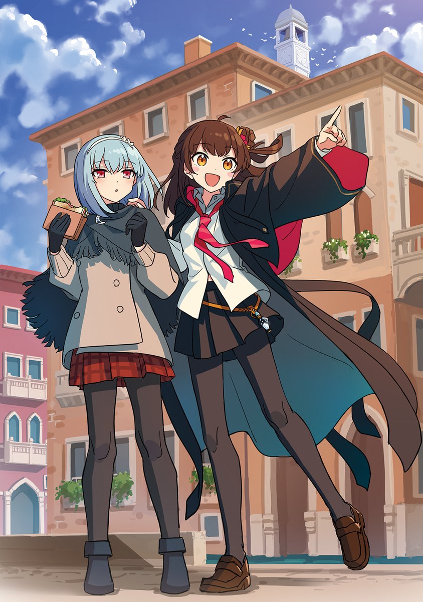 meg raspberry and sophie hayter (aru majo ga shinu made) drawn by chorefuji