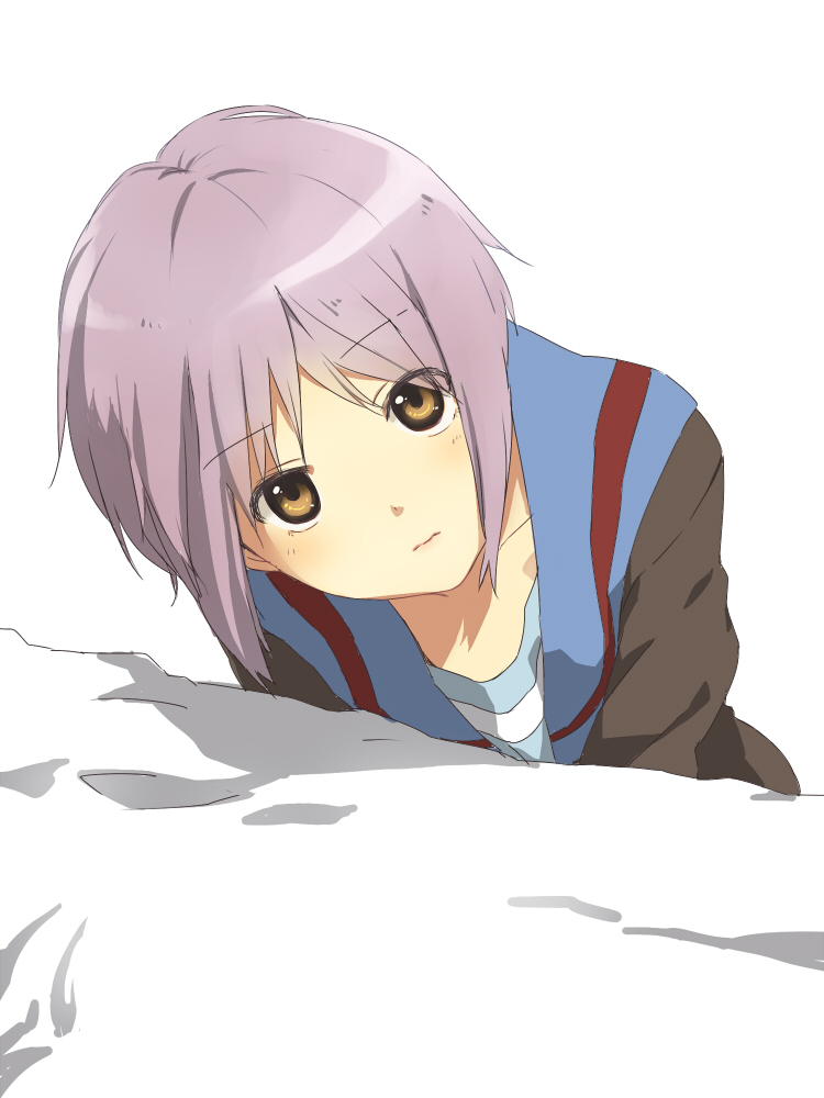 nagato yuki (suzumiya haruhi no yuuutsu) drawn by a-ka