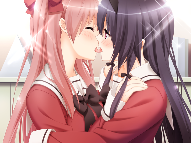 azumi risa and ayase miya (sono hanabira ni kuchizuke wo) drawn by kani_biimu