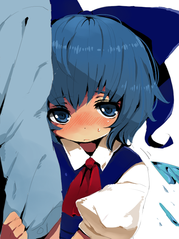 cirno (touhou) drawn by ichihaya