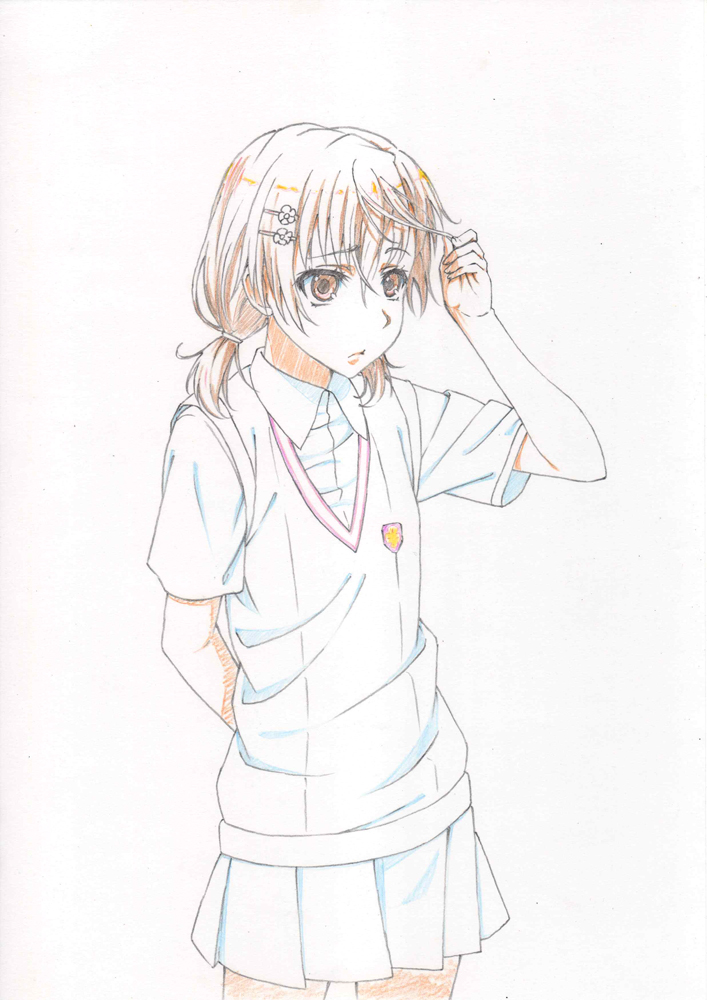 misaka mikoto (toaru majutsu no index and 1 more) drawn by iyakun