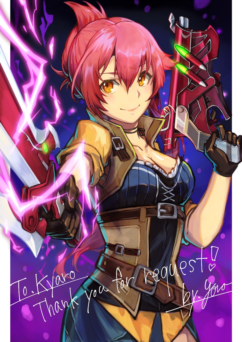 sara valestein (eiyuu densetsu and 4 more) drawn by yora