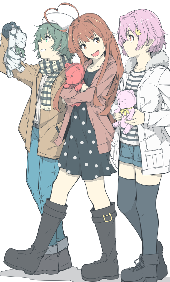 kiso, kuma, and tama (kantai collection) drawn by ninimo_nimo