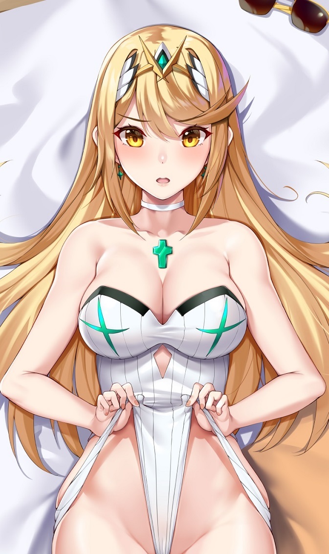 mythra (xenoblade chronicles and 1 more) drawn by matrix16
