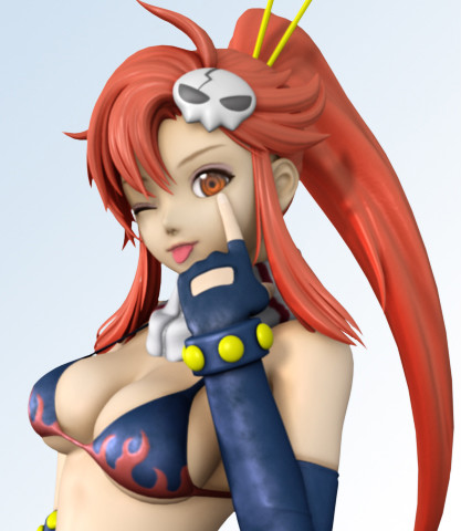 yoko littner (tengen toppa gurren lagann) drawn by kanzeon