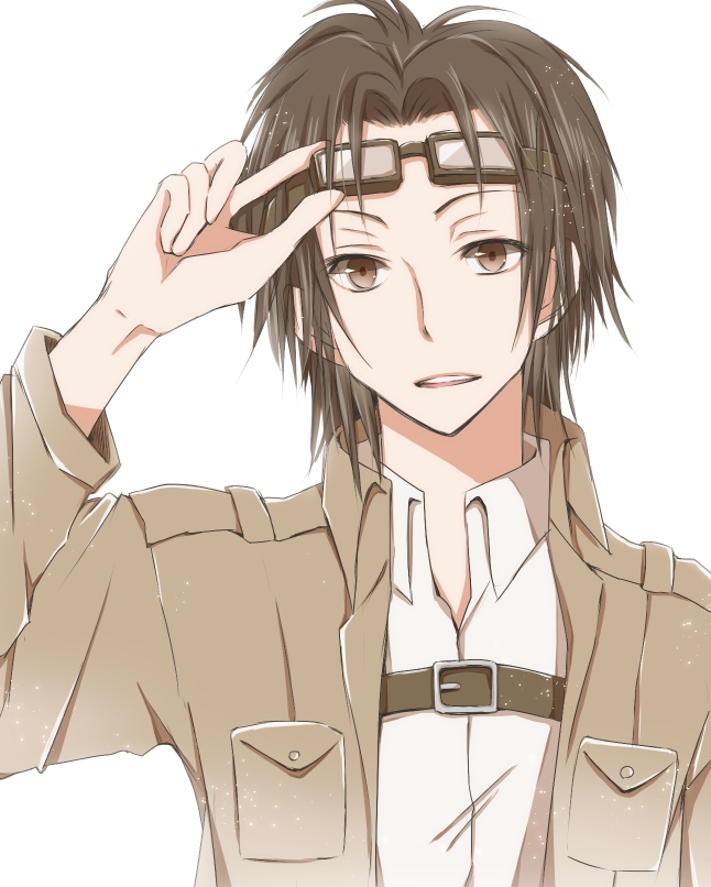 hange zoe (shingeki no kyojin) drawn by hiro_(hirohiro31)