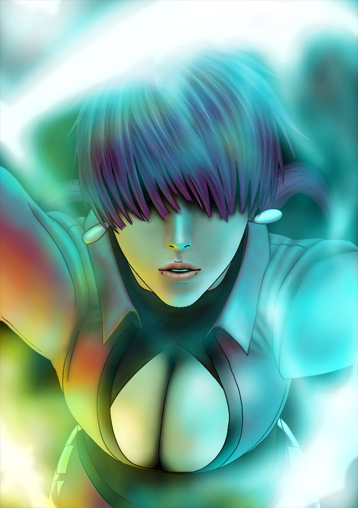 shermie (the king of fighters) drawn by 80times