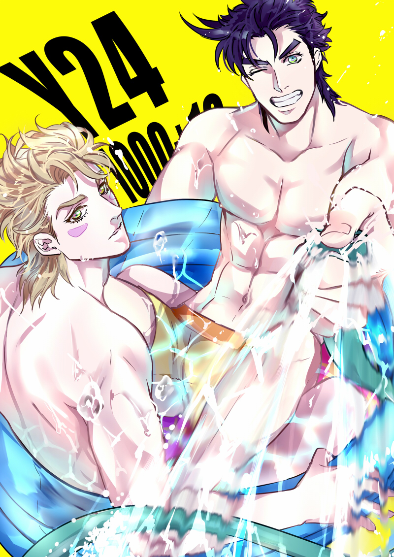 joseph joestar and caesar anthonio zeppeli (jojo no kimyou na bouken and 1 more) drawn by atsuyu