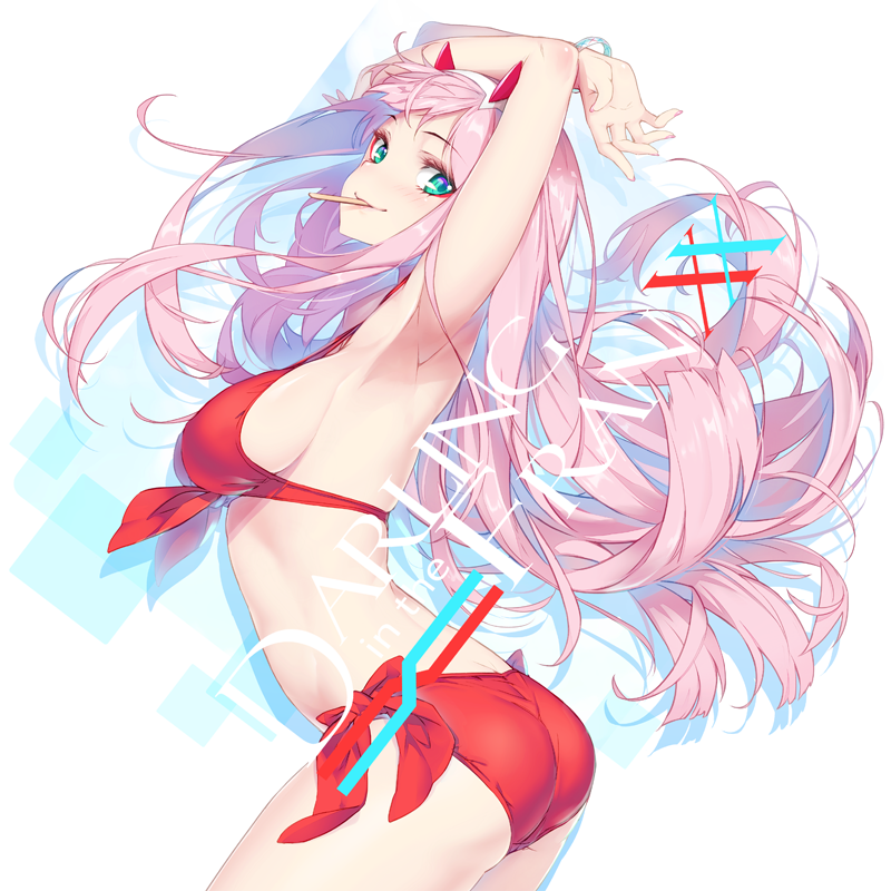 zero two (darling in the franxx) drawn by hong_(white_spider)