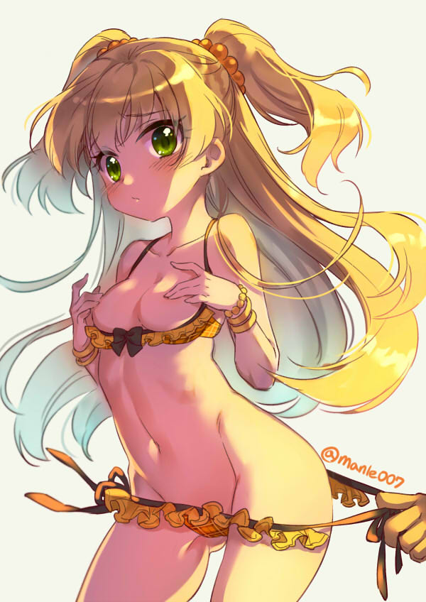 jougasaki rika (idolmaster and 1 more) drawn by manle