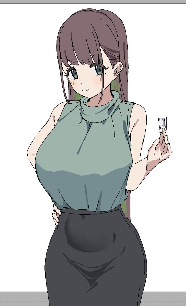 midori-chan (original) drawn by osakana_(kitasisn)