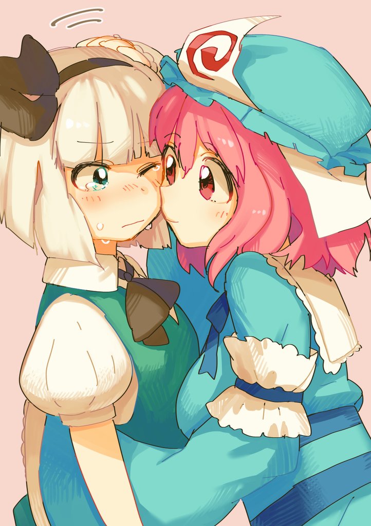 konpaku youmu and saigyouji yuyuko (touhou) drawn by ume_ren