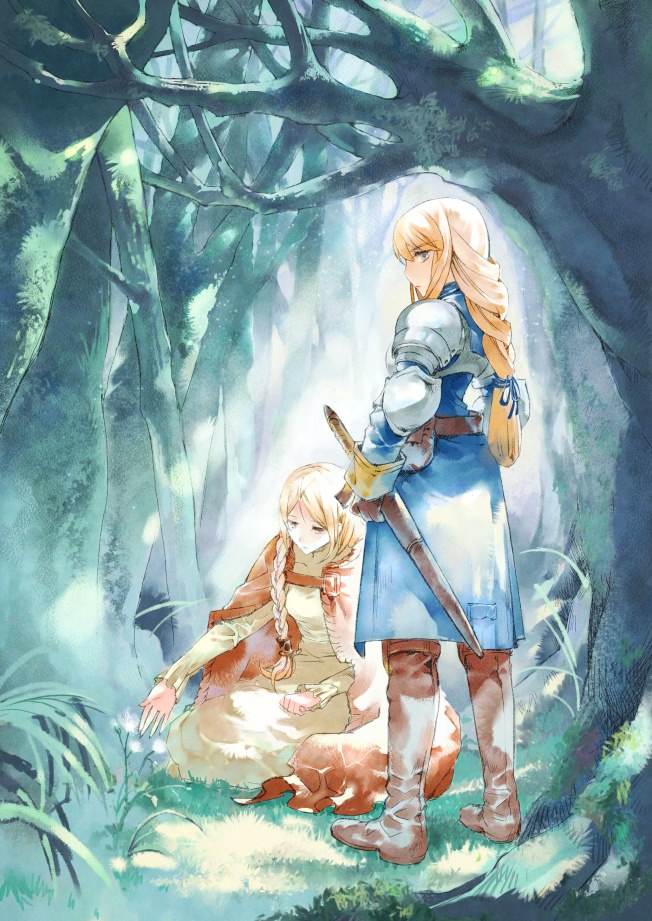agrias oaks and ovelia atkascha (final fantasy and 1 more) drawn by snowleo