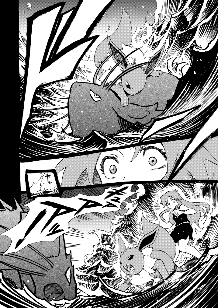 eevee, green, and raticate (pokemon and 1 more) drawn by seijun