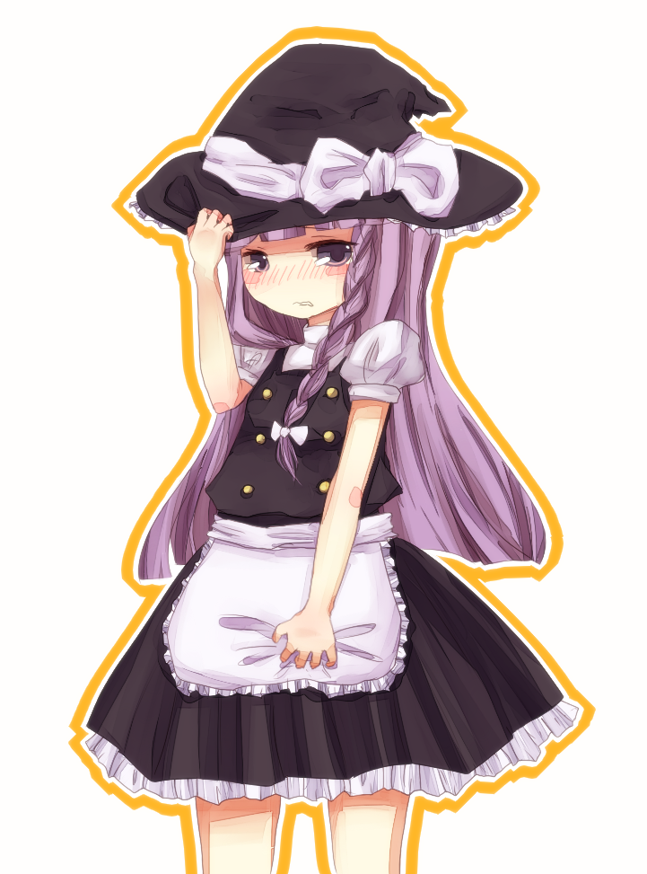 kirisame marisa and patchouli knowledge (touhou) drawn by i_yo_u
