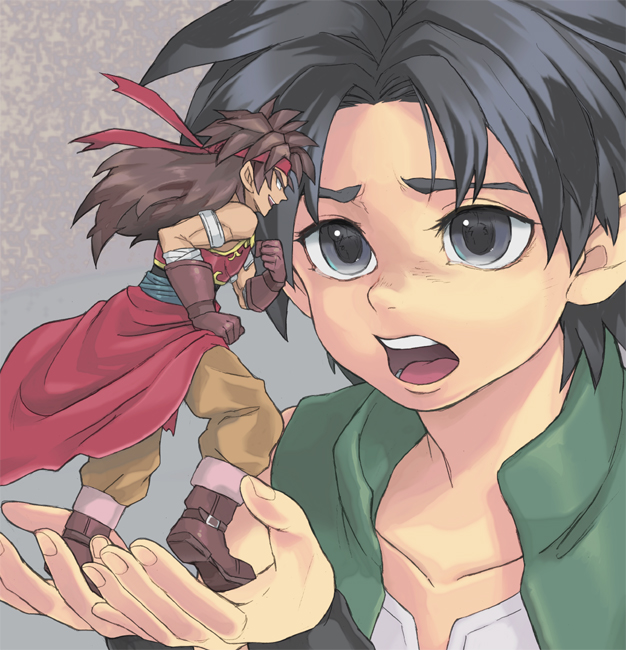 zankurone and lasca (dragon quest and 1 more) drawn by hijirino_yuuta