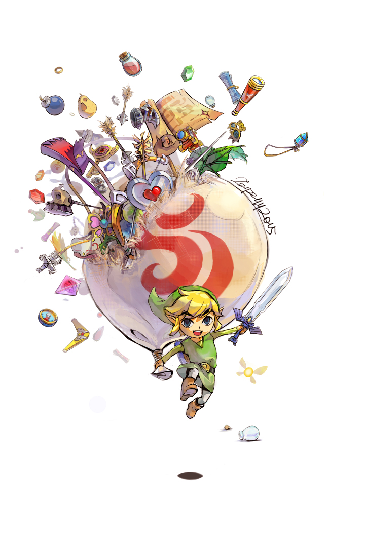 link and toon link (the legend of zelda and 1 more) drawn by zzyzzyy