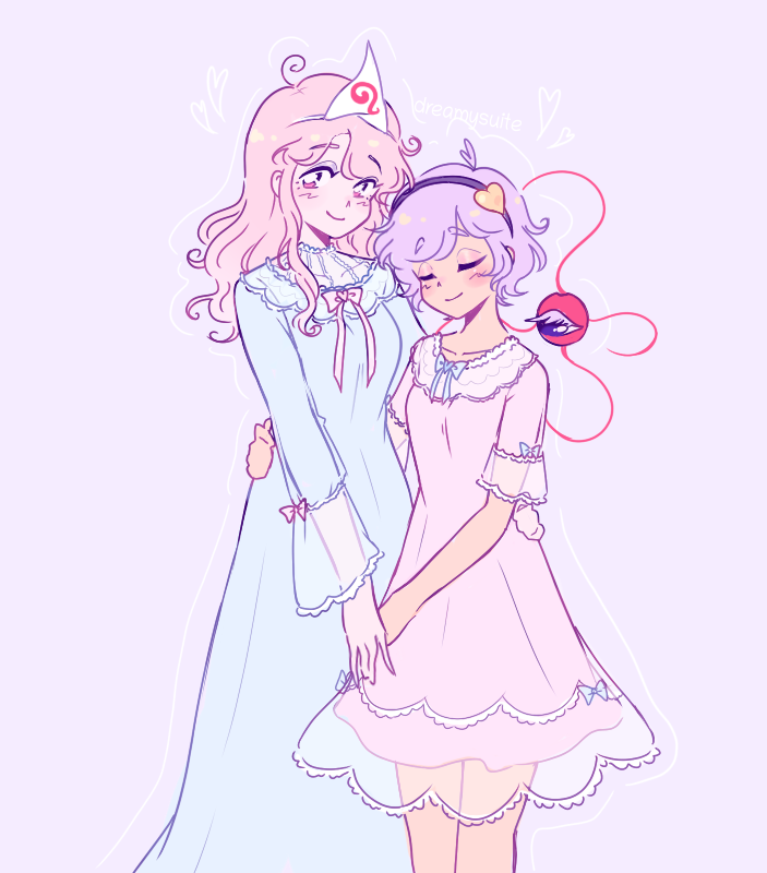 komeiji satori and saigyouji yuyuko (touhou) drawn by dreamysuite