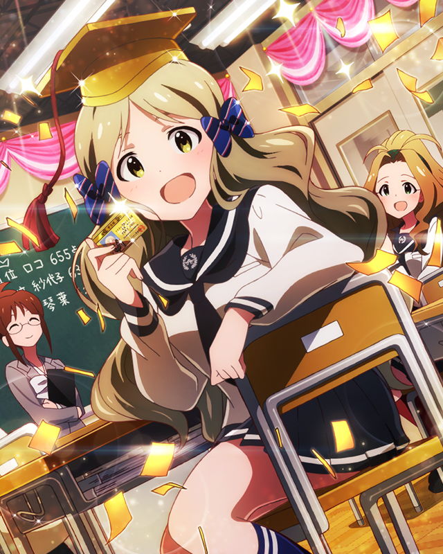 akizuki ritsuko, handa roco, and nikaido chizuru (idolmaster and 1 more)