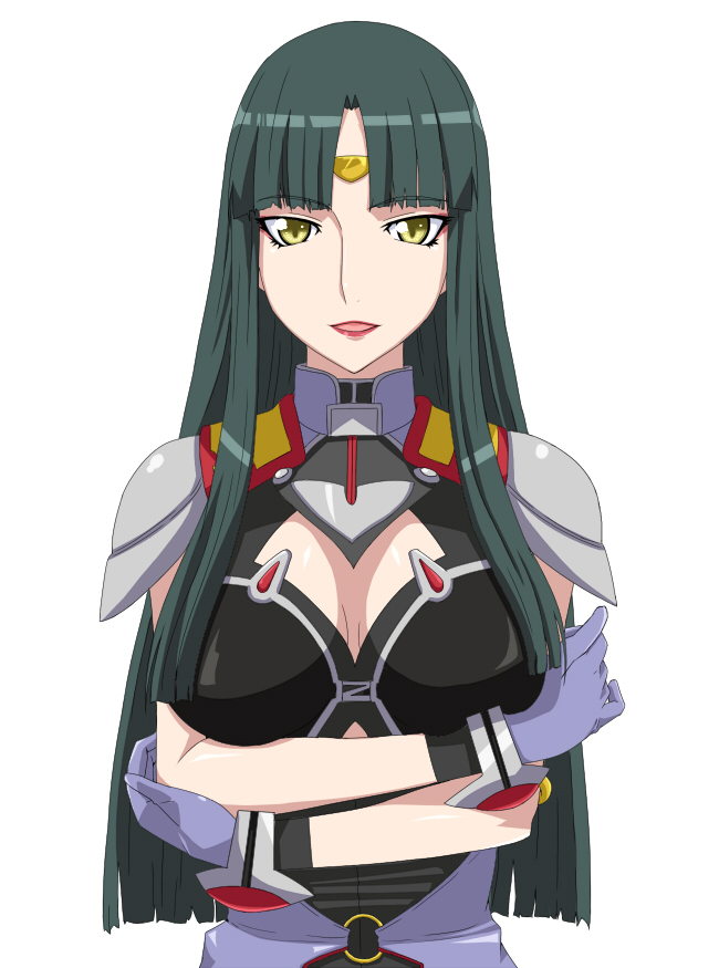 ouka nagisa (super robot wars and 1 more) drawn by yoshida_keiji