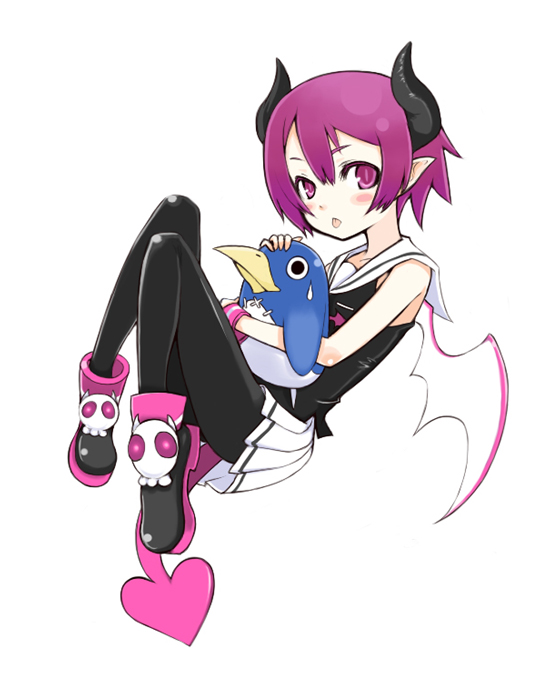 prinny and raspberyl (disgaea and 1 more) drawn by oza_watto