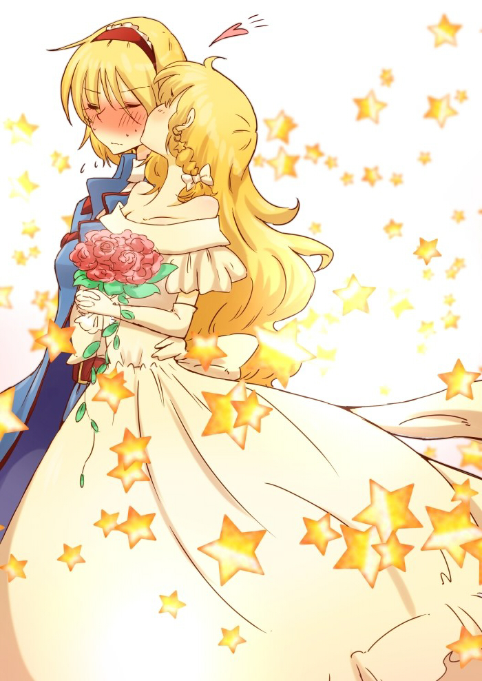 kirisame marisa and alice margatroid (touhou) drawn by non_(z-art)