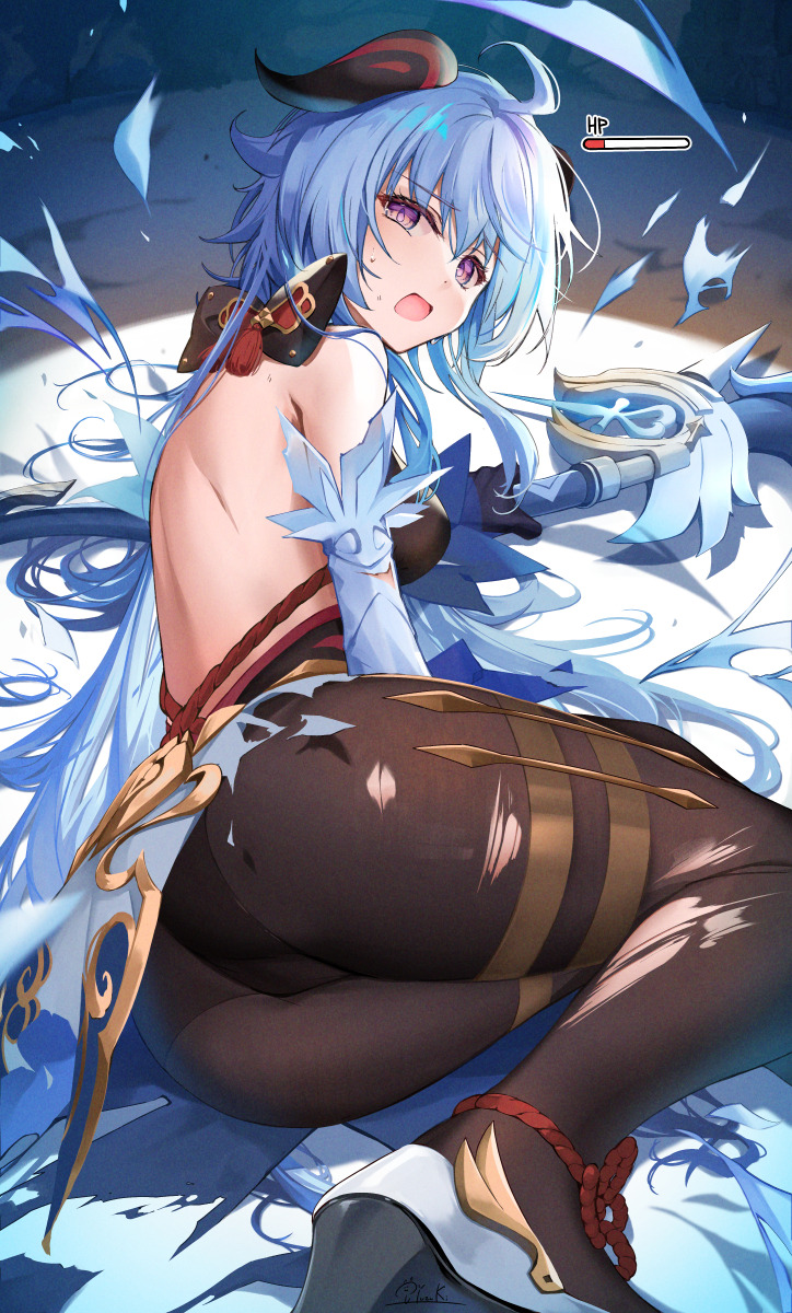 ganyu (genshin impact) drawn by hirai_yuzuki