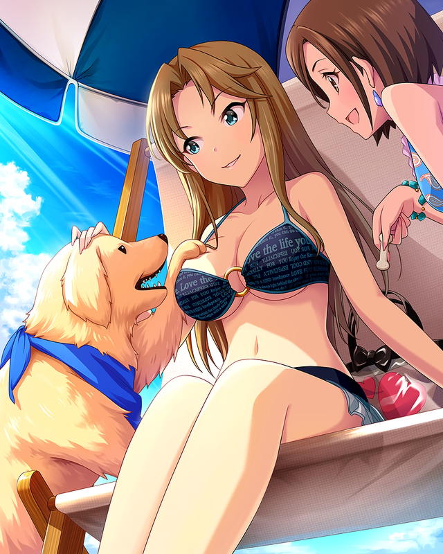 mizuki seira, matsumoto sarina, and wanko (idolmaster and 1 more)