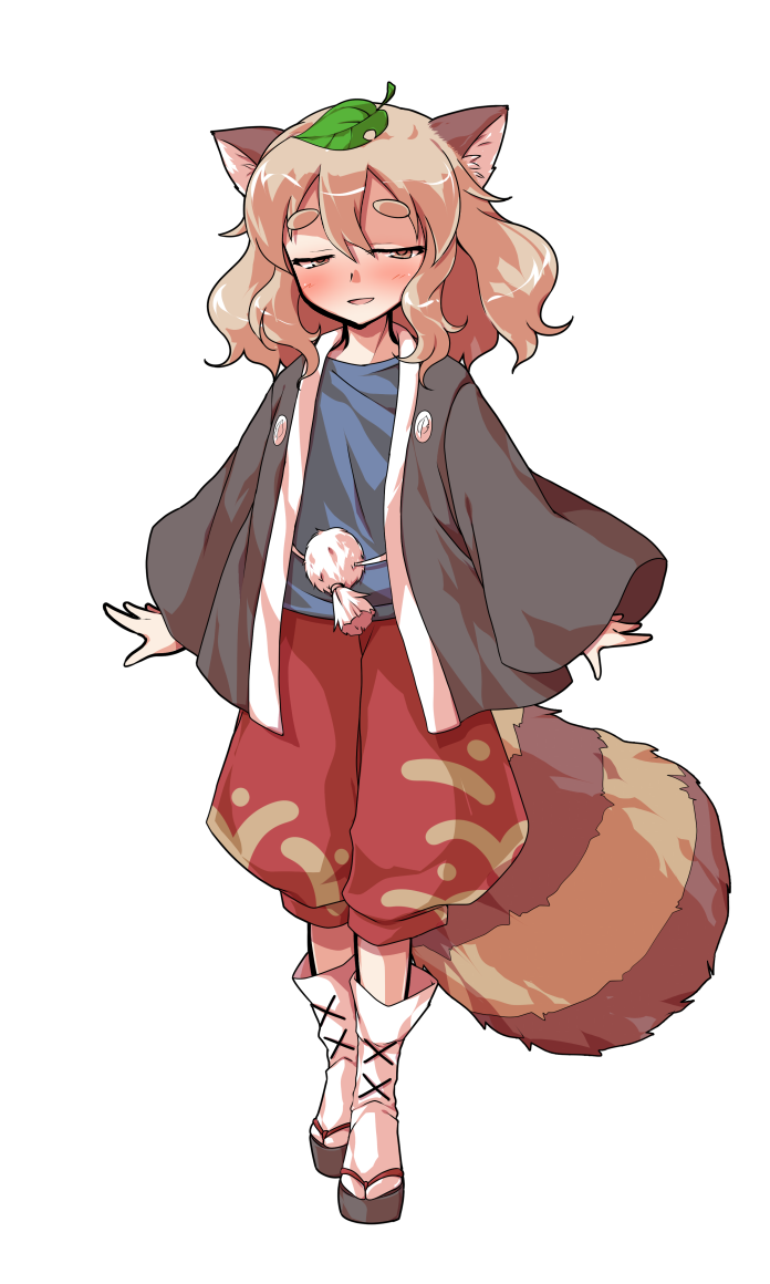 tanuki mob and slit-eyed tanuki (touhou) drawn by dairi
