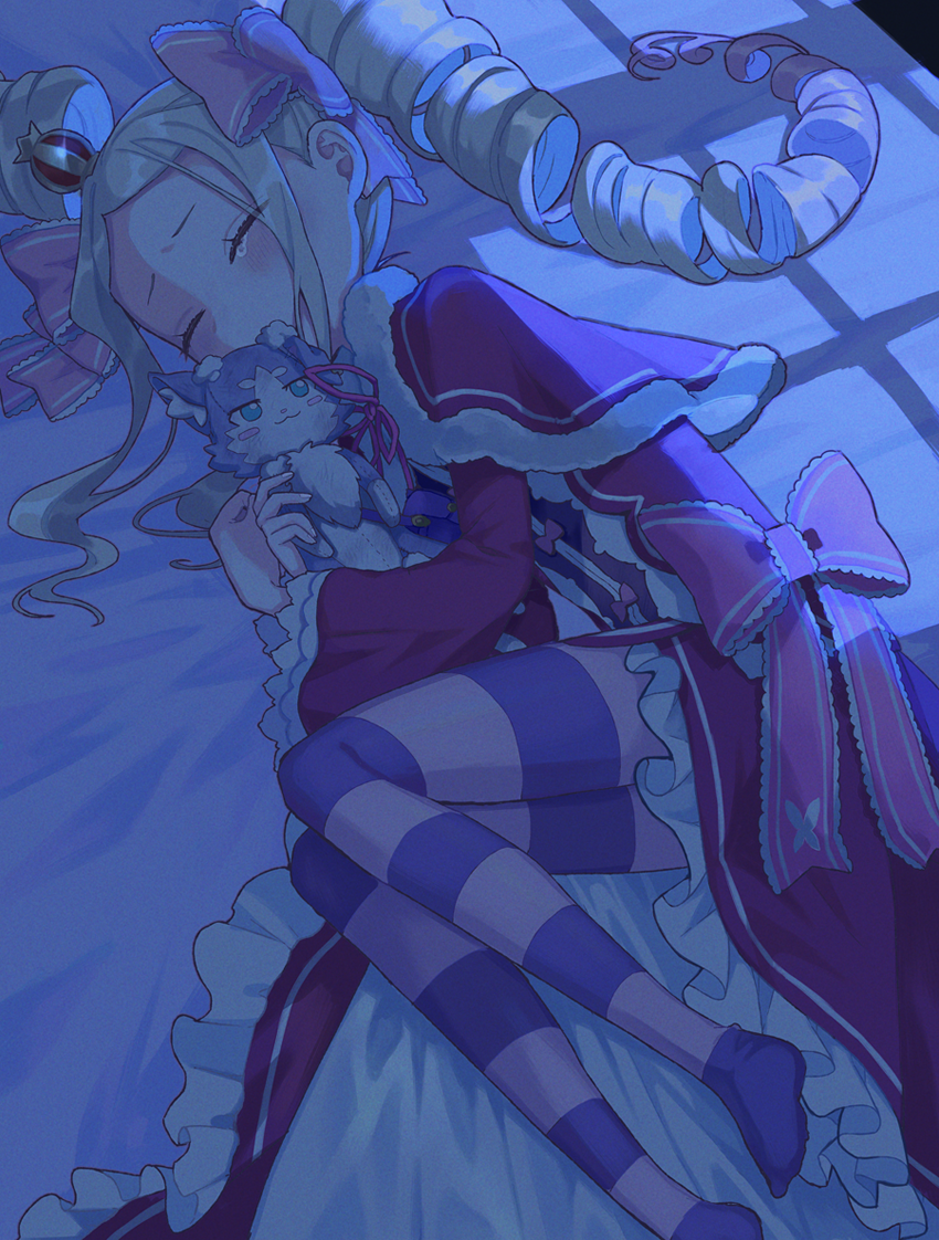 beatrice and puck (re:zero kara hajimeru isekai seikatsu) drawn by parupin