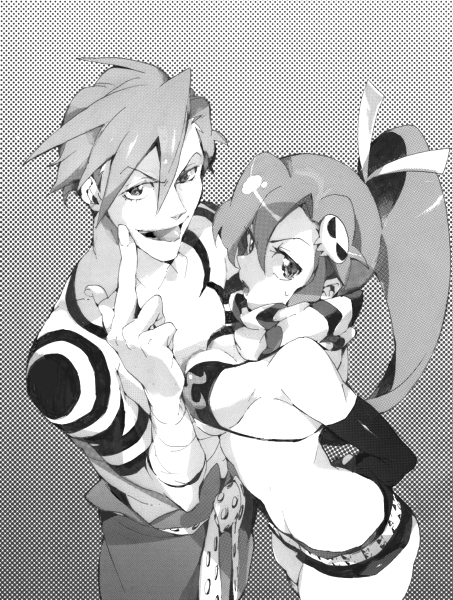 yoko littner and kamina (tengen toppa gurren lagann) drawn by kazuko_(chisuwa)