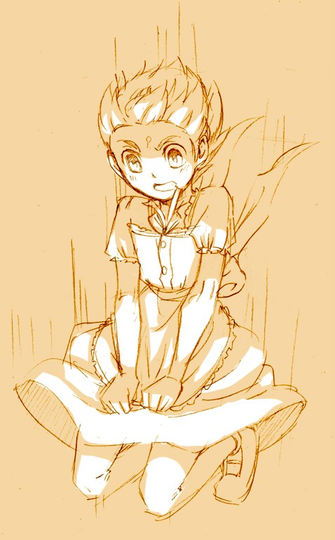 alice and matsukaze tenma (inazuma eleven and 2 more) drawn by cr72