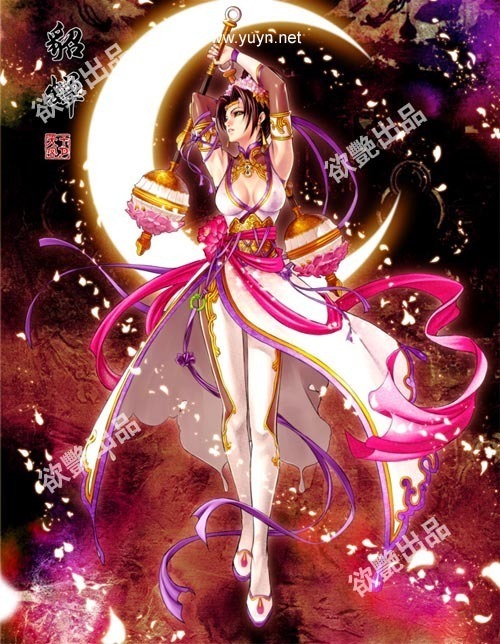 diao chan (shin sangoku musou and 1 more) drawn by shiyue_tiangong