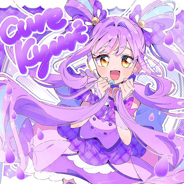 shigure kokoro and cure kyunkyun (precure and 1 more) drawn by serizawa_serizane