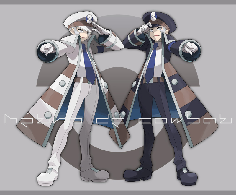 ingo and emmet (pokemon and 1 more) drawn by sumizuki