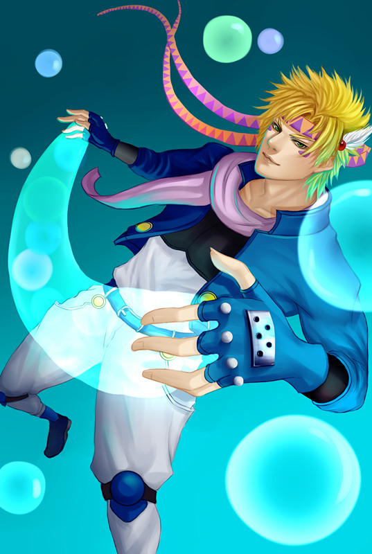 caesar anthonio zeppeli (jojo no kimyou na bouken and 1 more) drawn by haruka4413