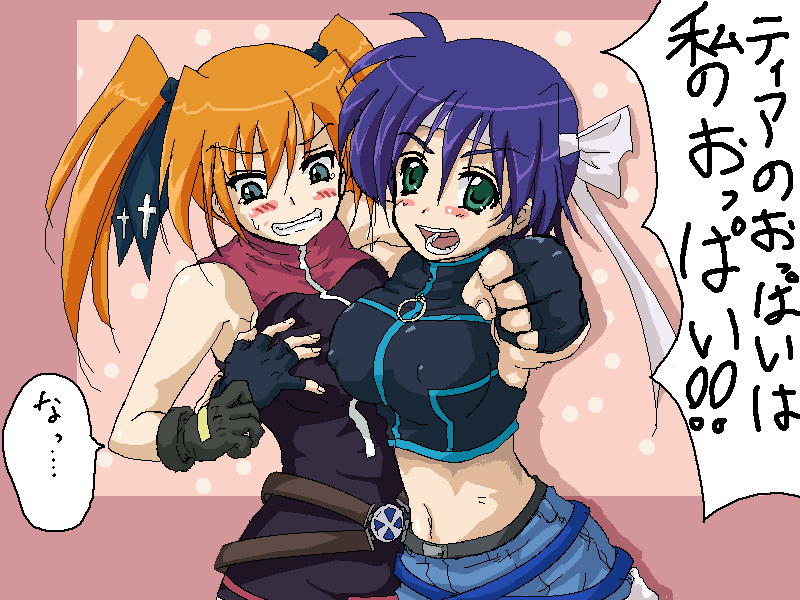 subaru nakajima and teana lanster (lyrical nanoha and 1 more)