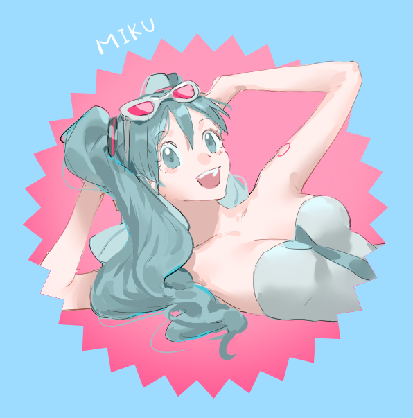 hatsune miku (vocaloid and 1 more) drawn by raine_(acke2445)