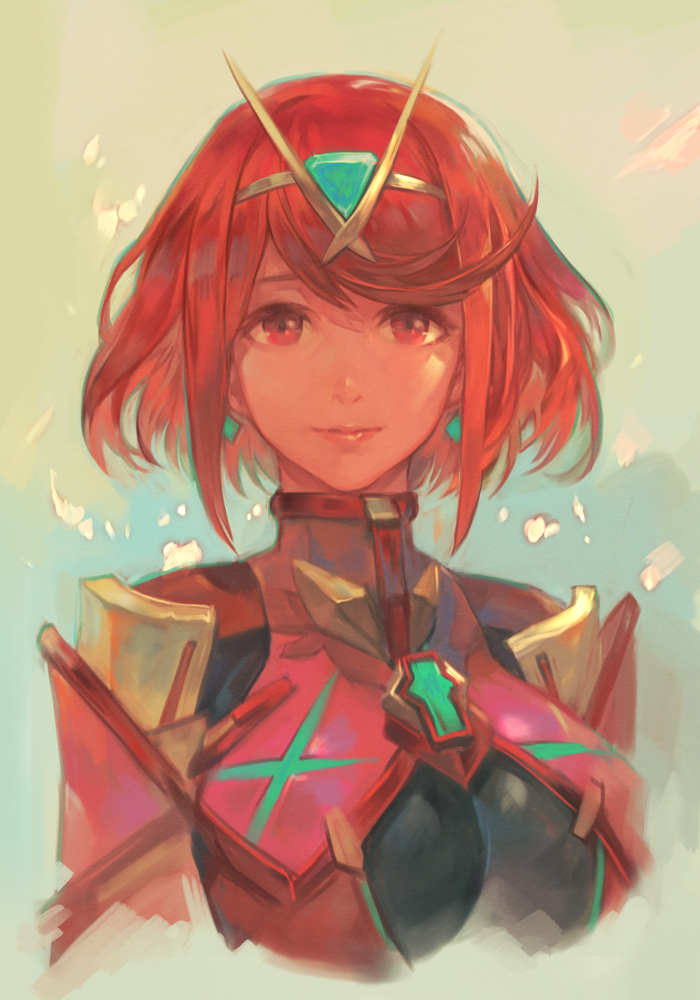 pyra (xenoblade chronicles and 1 more) drawn by hungry_clicker