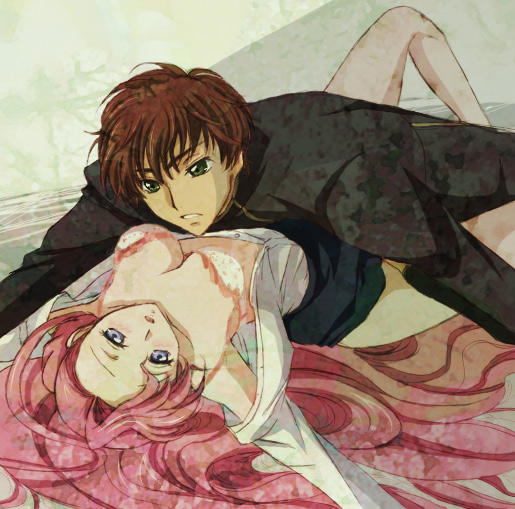 kururugi suzaku and euphemia li britannia (code geass) drawn by akina_tsukako