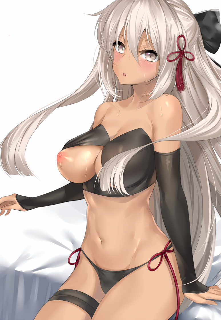 okita souji and okita souji alter (fate and 1 more) drawn by ero_waifu