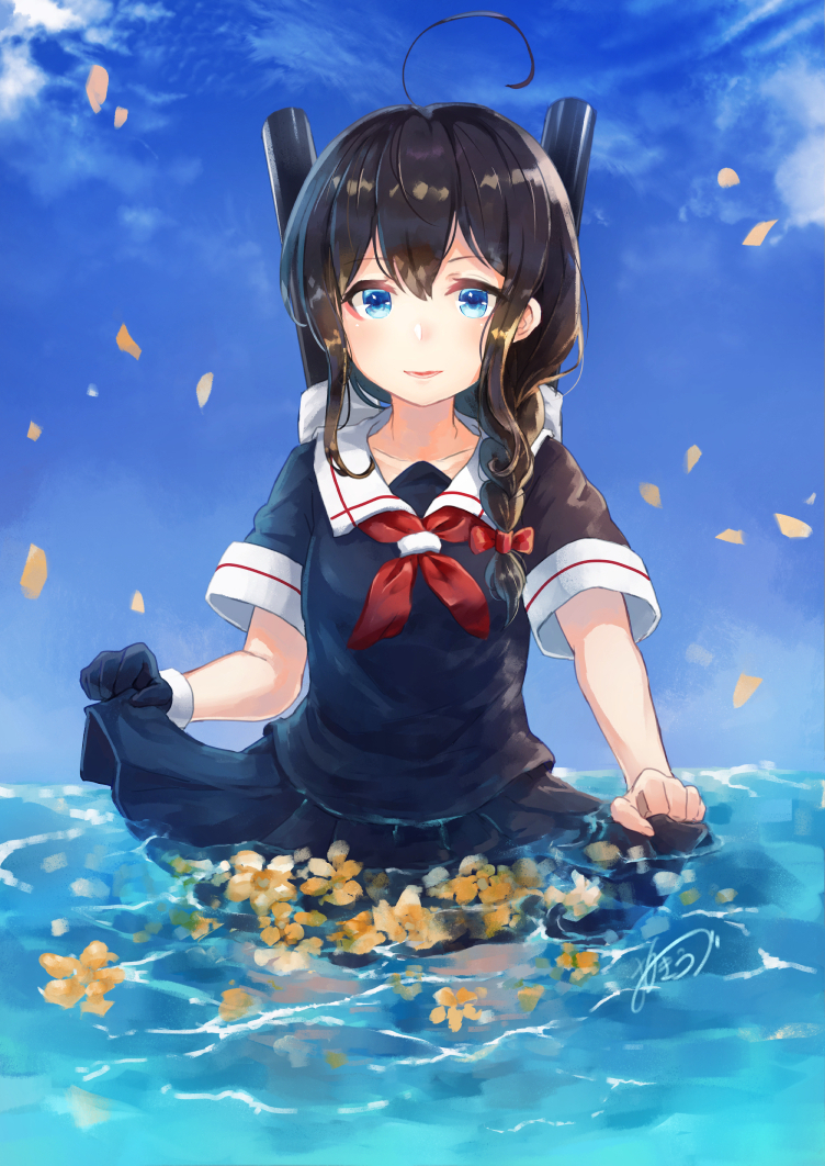 shigure and shigure kai ni (kantai collection) drawn by kiuzu_(ko_kiu2)