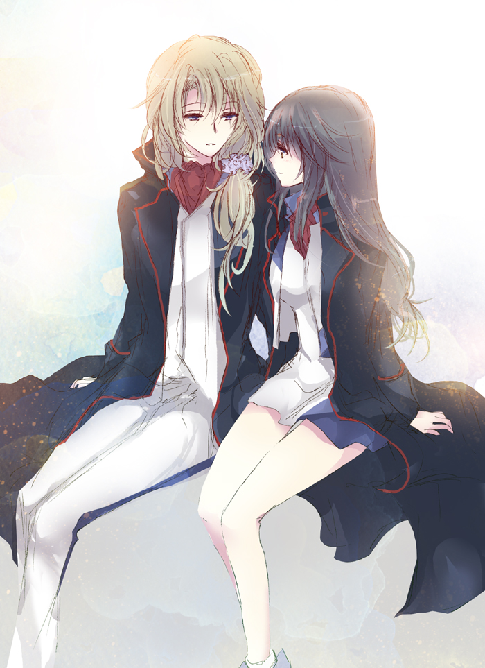 minashiro soushi and tatekami seri (soukyuu no fafner) drawn by houkiri_nemu