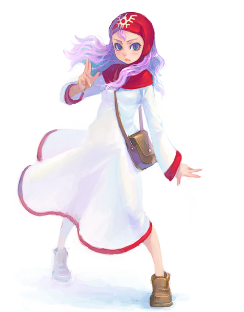 princess of moonbrook (dragon quest and 1 more) drawn by weno