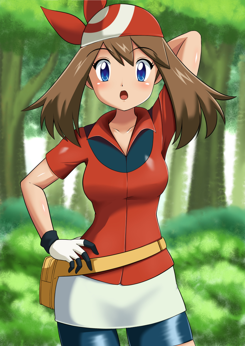 may (pokemon and 1 more) drawn by kohta_(my_page)