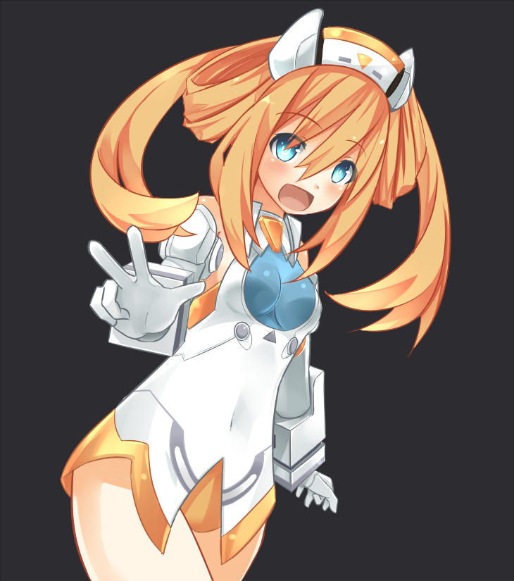 orange heart (neptune and 1 more) drawn by himajin_(starmine)
